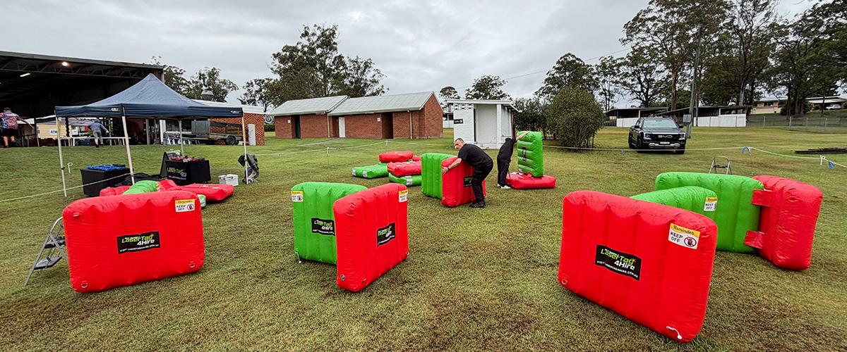 Sports club end of season laser tag event in NSW