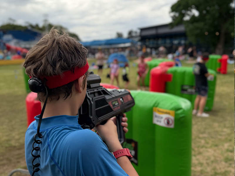 Sports club laser tag event in NSW
